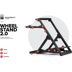 Next Level Racing Wheel Stand 20 Gaming Chair - Sleek Black Design for Ultimate Comfort and Performance
